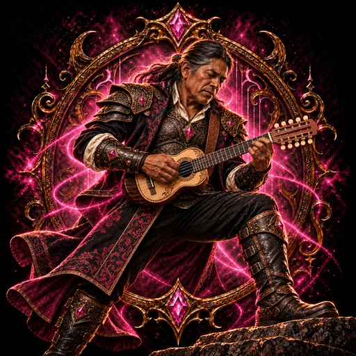Charango Warrior character art